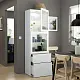 Витрина IKEA Besta/Lappviken ящик с плавно-закрывающимися направляющими 60x42x193см, белый на tehnoparc.md Витрина IKEA Besta/Lappviken ящик с плавно-закрывающимися направляющими 60x42x193см, белый