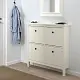 Dulap pentru încălțăminte IKEA Hemnes 4 compartimente 107x101cm, alb