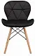 Scaun Jumi Velvet SD-940369, negru pe tehnoparc.md Scaun Jumi Velvet SD-940369, negru
