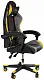 Scaun gaming + mousepad Jumi Aragon CM-439962, negru/verde/galben