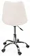 Scaun de birou Jumi CM-910324, alb/negru
