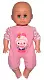 Păpușă Baby Bed 12353/W0183, roz