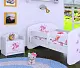 Тумба прикроватная Happy Babies Happy SZN02 Princess with Butterflies, белый