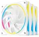 Вентилятор для корпуса DeepCool FL12 SE WH 3in1 kit