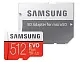 Карта памяти Samsung MicroSD EVO Plus Class 10 UHS-I (U3) + SD adapter, 512GB