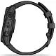 Умные часы Garmin fenix 7 Sapphire Solar, серый карбон с черным ремешком