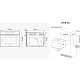 Cuptor cu microunde incorporabil Samsung NQ5B4353FBK/WT, negru