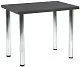 Masă Halmar Modex 90cm, antracit/crom