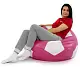 Кресло мяч Mirjan24 Sylwin/Ksante 500л, белый/розовый