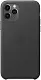 Husă de protecție Apple iPhone 11 Pro Leather Case, negru