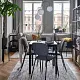 Masă IKEA Vangsta 80/120x70cm, negru/maro închis pe tehnoparc.md Masă IKEA Vangsta 80/120x70cm, negru/maro închis