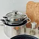 Set vase de gătit Konighoffer Bari Silver 6pcs, inox pe tehnoparc.md Set vase de gătit Konighoffer Bari Silver 6pcs, inox