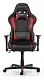 Scaun de birou DXRacer GC-F08-NR, negru/roșu