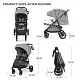 Коляска KinderKraft Grande Plus, серый