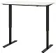 Masă de birou IKEA Trotten cu înălțime reglabilă 120x70cm, alb/antracit pe tehnoparc.md Masă de birou IKEA Trotten cu înălțime reglabilă 120x70cm, alb/antracit