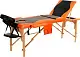 Массажный стол BodyFit 1029, черный/оранжевый