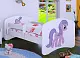 Детская кровать Happy Babies Happy Pony L01 70x140см, белый