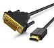 Кабель Ugreen HDMI to DVI HD106, черный