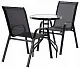 Set mobilă de grădină GardenLine SAD5895, negru pe tehnoparc.md Set mobilă de grădină GardenLine SAD5895, negru