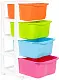 Контейнер для игрушек Modern Home PJJCBS0012-04B, цветной