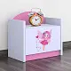 Тумба прикроватная Happy Babies Happy SZN02 Fairy, белый/розовый на tehnoparc.md Тумба прикроватная Happy Babies Happy SZN02 Fairy, белый/розовый