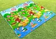 Covor de joc pentru copii 4Play Girl at sea/Sun Animals 180x200x1.5cm, multicolor