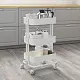 Cărucior de servire IKEA Raskog 35x45x78cm, alb