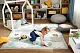Covoraş-puzzle KinderKraft Luno Sharpes, galben