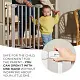 Porți de siguranță KinderKraft Lock Go, alb