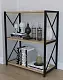 Стеллаж Remaks 3 Shelf Metal Oak, дуб