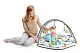 Игровой коврик KinderKraft SmartPlay, белый/черный