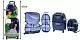 Чемодан + рюкзак Costway BG51214, синий