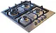 Газовая панель Tornado TR-4026 HM IX (Textured), нержавеющая сталь