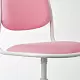 Детское кресло IKEA Orfjall, белый/виссле розовый