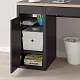 Masă de birou IKEA Micke 105x50cm, antracit/roșu