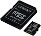 Card de memorie flash Kingston microSD A1 UHS-I + SD adapter, 128GB