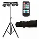 Sistem de iluminare Light4Me LED Par, negru