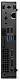 Calculator personal Dell Optiplex 3000 MFF (Core i3-12100T/8GB/256GB/W11Pro), negru