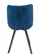 Scaun Halmar K-332, negru/albastru