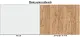 Living Modern Bari, craft stejar auriu/alb