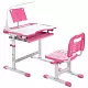 Набор столик + стульчик Costway HW67622PI, розовый