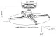Крепление для проектора Brateck PRB-16-04F (135 мм), белый