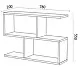Полка Fabrik Home Small 9 78x20x55cm, белый ясень