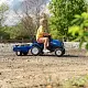 Педальный трактор с прицепом Falk New Holland 3080AB, синий