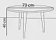 Măsuță cafea Remaks Paris Coffee Table Walnut, nucă