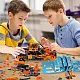 Set de construcție XTech Pull Back Orange Racer 588 pcs