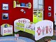 Тумба прикроватная Happy Babies Happy Animals with Hearts, белый/пастельно-зеленый на tehnoparc.md Тумба прикроватная Happy Babies Happy Animals with Hearts, белый/пастельно-зеленый
