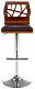 Scaun pentru bar Halmar H34, nuc/negru