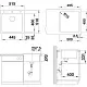 Кухонная мойка Blanco Pleon 5 (525952), черный на tehnoparc.md Кухонная мойка Blanco Pleon 5 (525952), черный