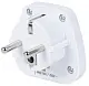 Adaptor Rivacase PS4100 W00 World to EU White, alb